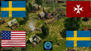 Are Swedish Hakkapelits the best cavalry units of the game? |Ranked 2 vs 2| - Age of Empires III DE