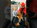sweet baby saves his best friend from dying! #animals #funny #baby #rescueefforts #pets #aishorts