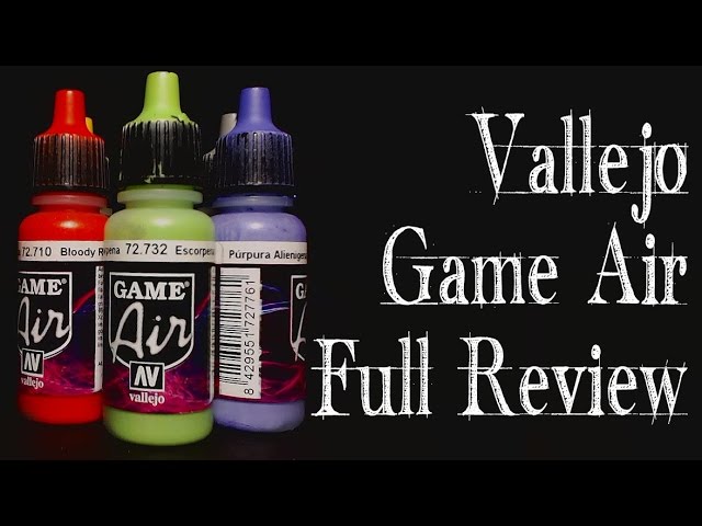 Kevin's Miniatures & Hobby Table: Vallejo Game Air: Using