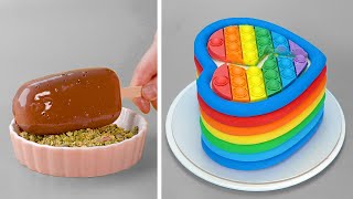 Fancy Colorful Cake Decorating Ideas | Amazing Cake Decorating Tutorials You'll Love | So Tasty Cake