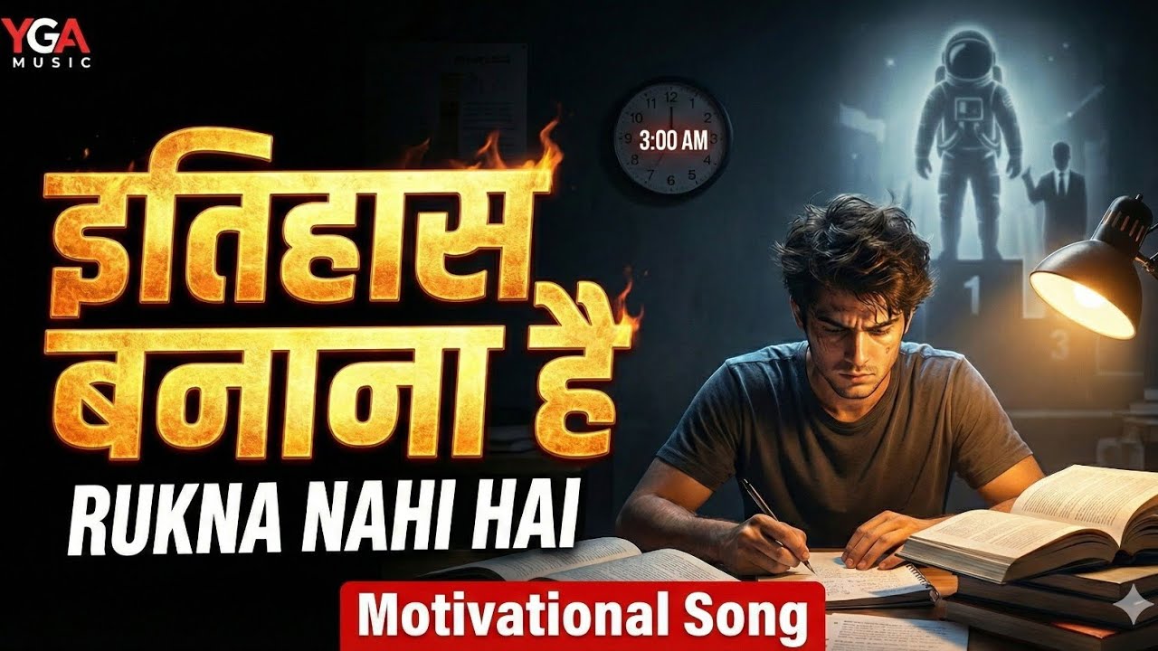 Rukna Nahi Hai - Most Powerful Study Motivation | इतिहास बनाना है