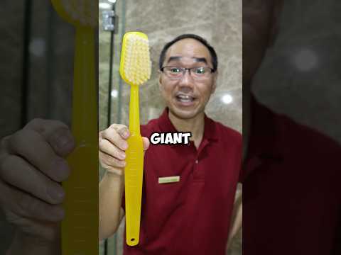 🟣 It’s Brushing Time with a GIANT Toothbrush 🪥😳 Inspired by @D@DentalDigestitsbrushingtime