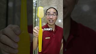 🟣 It’s Brushing Time with a GIANT Toothbrush 🪥😳 Inspired by @D@DentalDigestitsbrushingtime