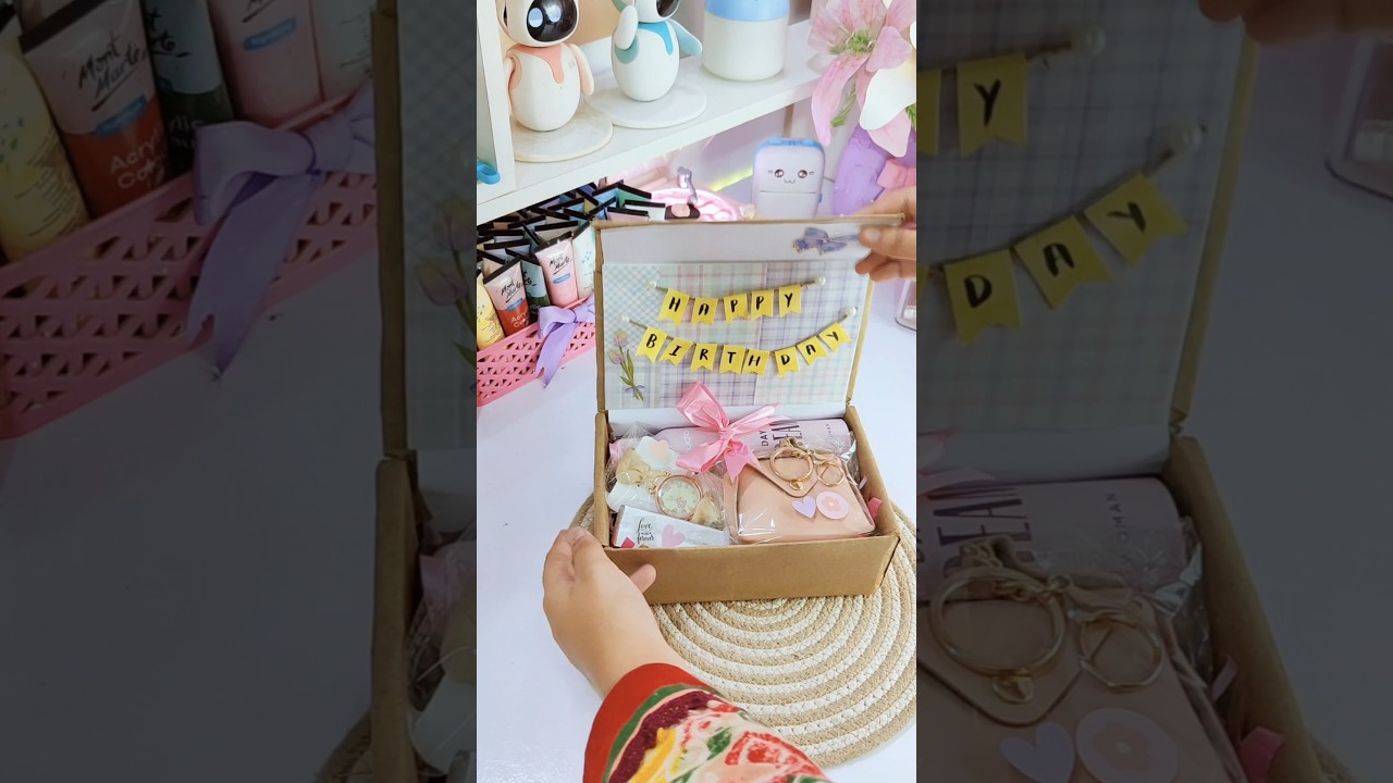 🎂Packing a Birthday Surprise That Looks Too Cute to Open🎀🌷| #shorts #diy #handmade #viral #trending