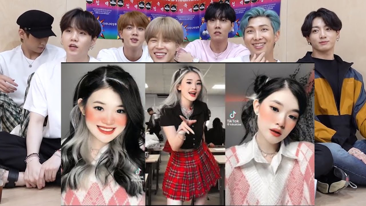 BTS REACTION Kika Kim BEST TikTok Compilation 2024 
