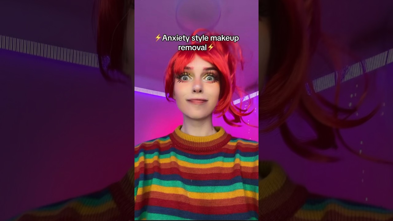 Taking off makeup: Anxiety.How do you like the result and who to do next time?