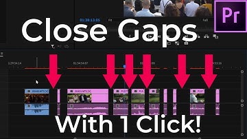 How to close all Gaps with 1 CLICK ! | Premiere Pro Tutorial