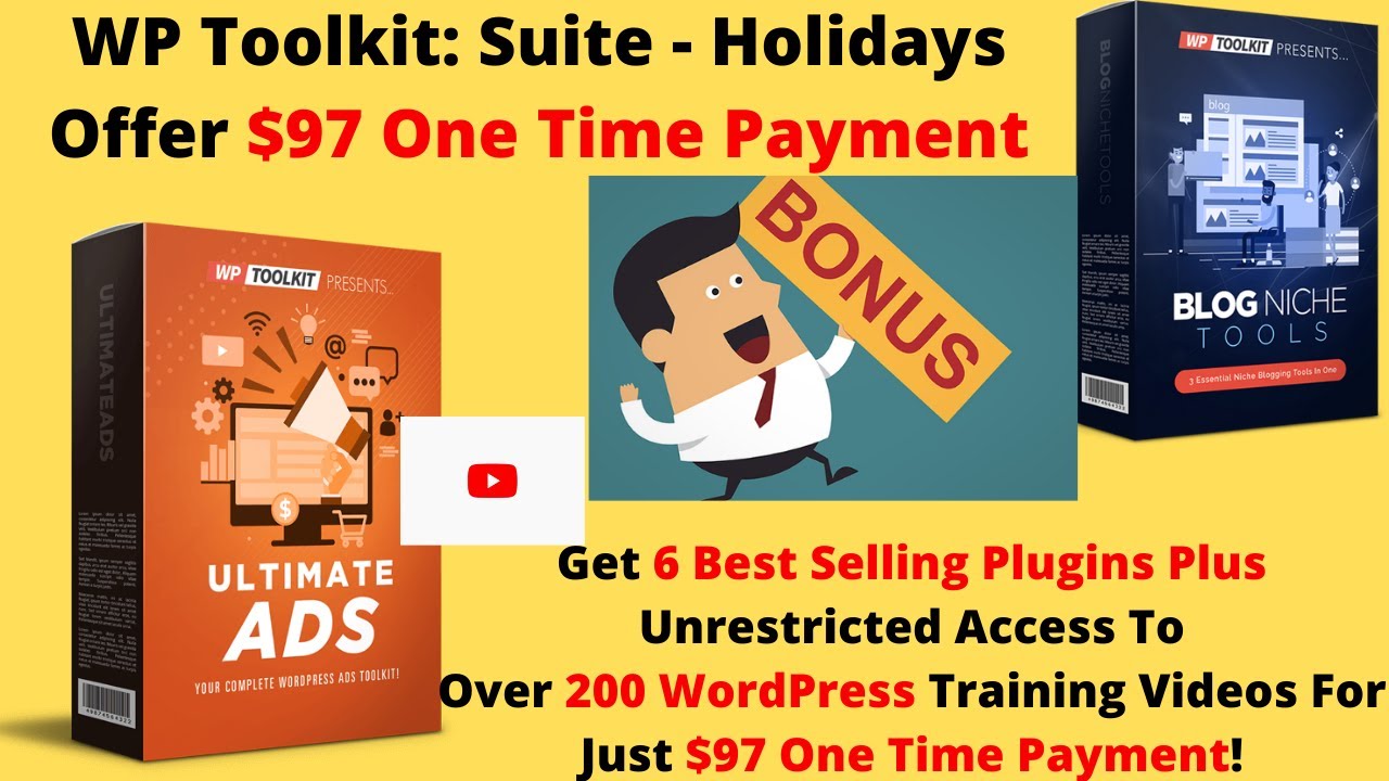 WP toolkit suite Review,⚠️ Bonuses, Demo:⚠️6 Plugins & 100+ WordPress,⚠️Traffic & Marketing Videos👷