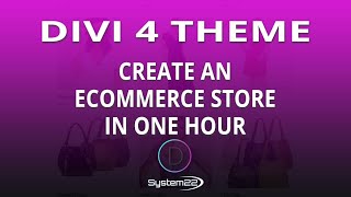 Famous Divi 4 Theme Create An Ecommerce Store In One Hour 👍 Wealth