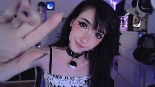 ASMR ☾ can my touches make you sleepy? 💕😴 face touching, rambling, tracing