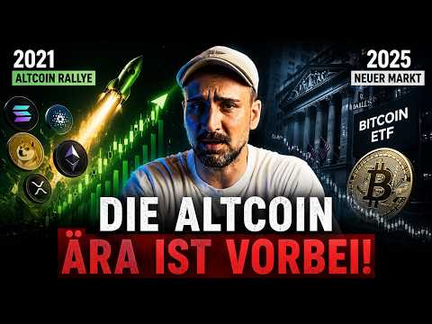 Warum die Altcoin-Rallye nie wieder zurückkommt. Die neuen Krypto Regeln