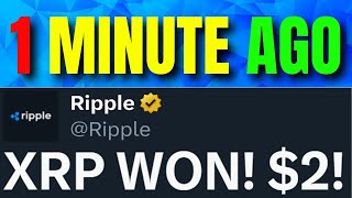 XRP WINS AGAIN !!! TIME TO HIT $2 OVERNIGHT!!! - RIPPLE XRP NEWS TODAY
