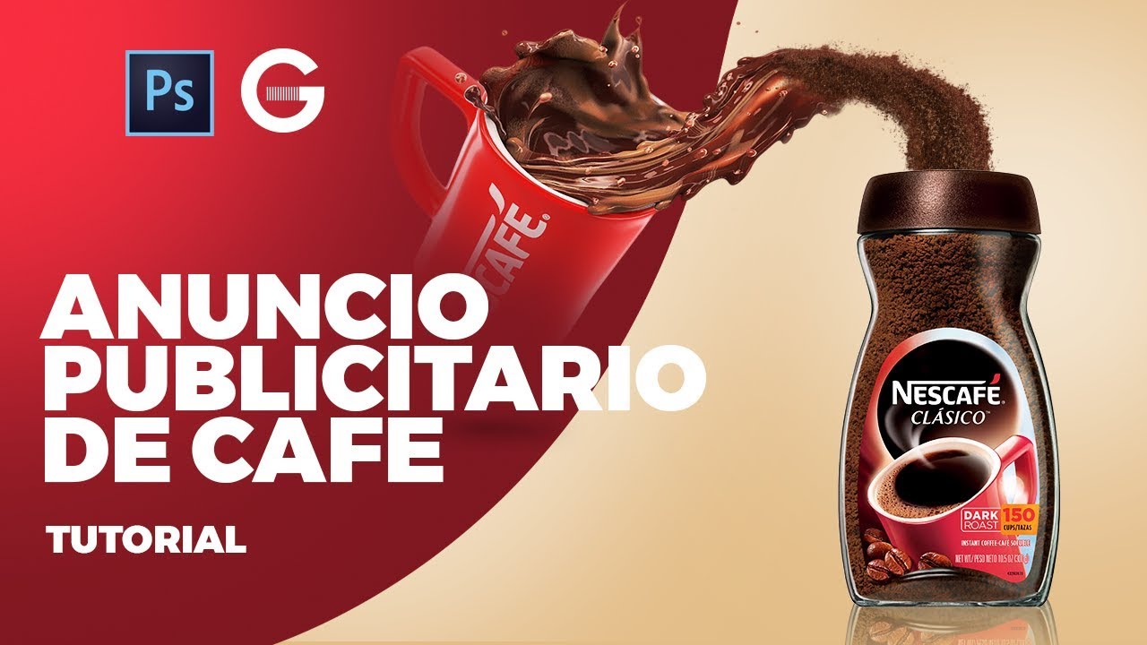 Photoshop Tutorial | Creando un Anuncio Publicitario Café | Creating a Coffee Ad - YouTube