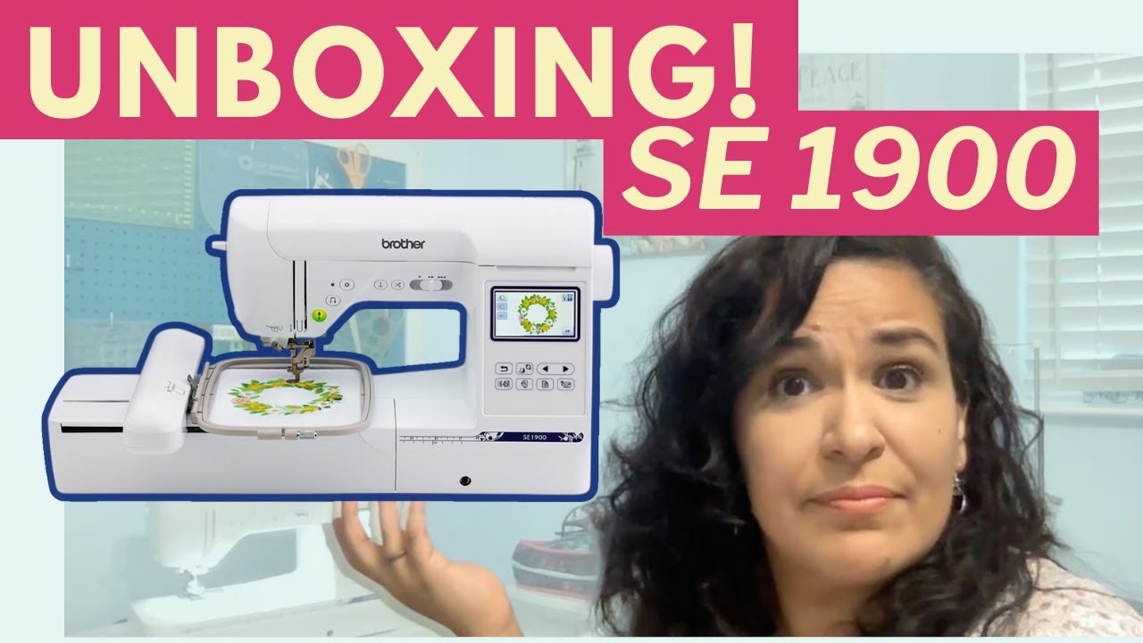 Unboxing Brother SE1900 Sewing & Embroidery Machine 