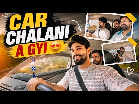 Car Chalani Aa Gyi 😍 First Time Driving Vlog | amritsar vlog