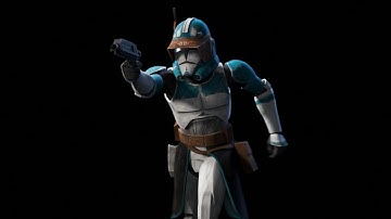 Clone Captain Tukk - Turntable Animation