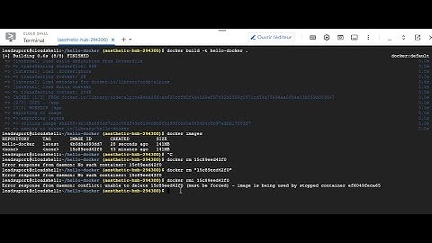 Deploy Node js Hello World App with Docker Container and push it to Docker Hub