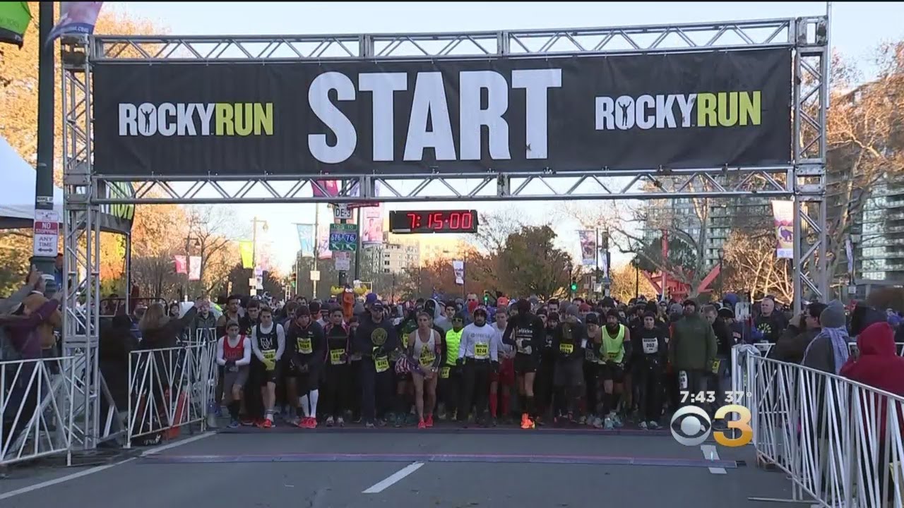 Thousands Brave Cold For Annual Rocky Run YouTube