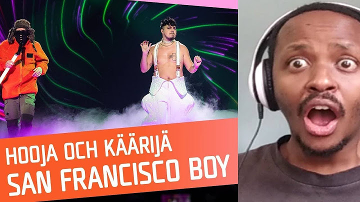 Käärijä x Hooja REACTION - San Francisco Boy - LIVE - Melodifestivalen 2025