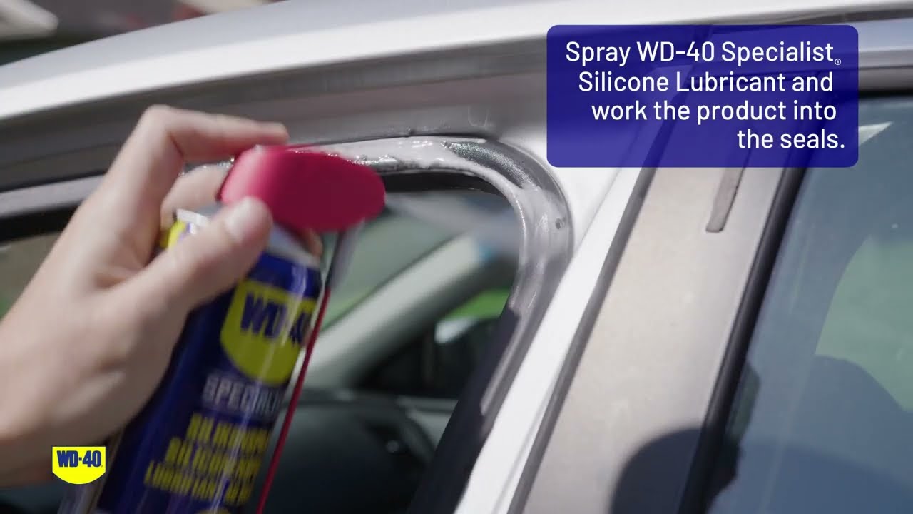 How To Protect Your Vehicles Rubber Seals - WD-40 Specialist® Silicone  Lubricant 