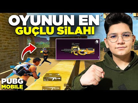 OYUNUN EN GÜÇLÜ SİLAHI!! P90 ÇOK İYİ BEE! - PUBG MOBİLE