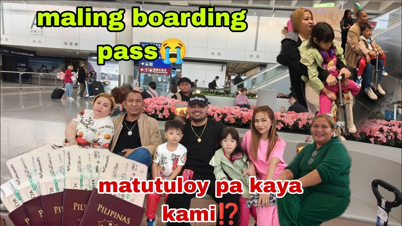 DAVAO PA LANG MINALAS NA🥺 MALI ANG BOARDING PASS NA BINIGAY SA AMIN🤨 MAKAKASAKAY KAYA KAMI⁉️😢