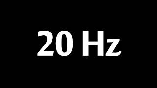 20 Hz Test Tone 10 Hours