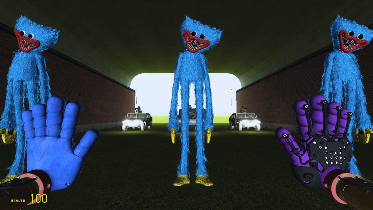 THE ARMY ARE SURROUNDED BY HUGGY WUGGY FROM POPPY PLAYTIME - Garry's Mod