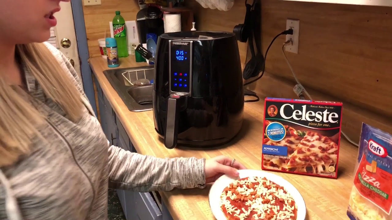 Air Fryer Frozen Pizza – Melanie Cooks