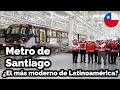 Metro de Santiago de Chile 2021 EL MEJOR de LATINOAMERICA 🚇