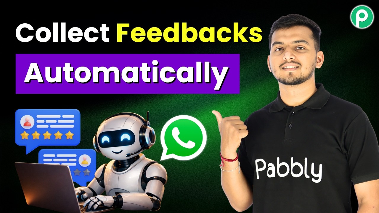 WhatsApp customer feedback bot tutorial screenshot