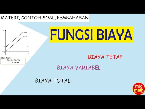 Fungsi Biaya:Mencari FC, VC, TC