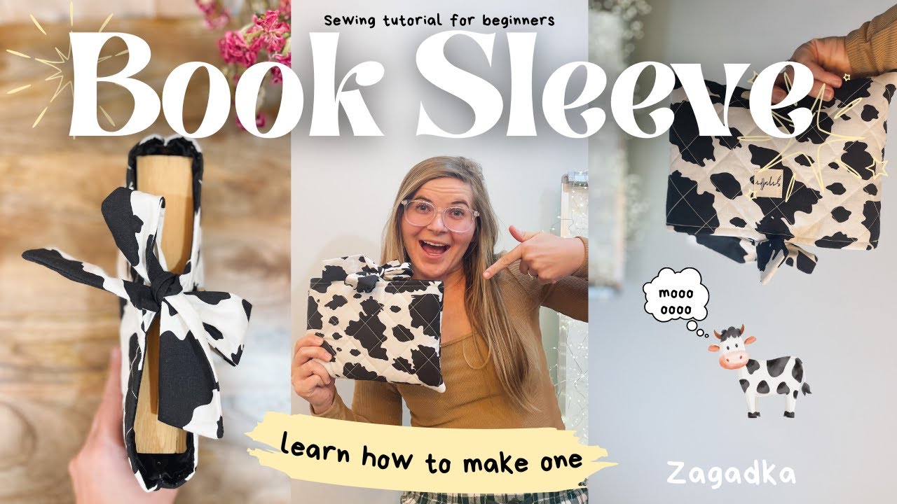 Мастер-класс по шитью стеганого чехла для книги своими руками: простое шитье для начинающих и не ...