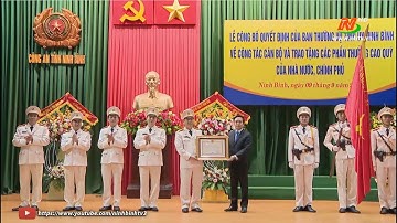 Trao tặng Huân chương và Công bố quyết định của Ban Thường vụ Tỉnh uỷ về công tác cán bộ