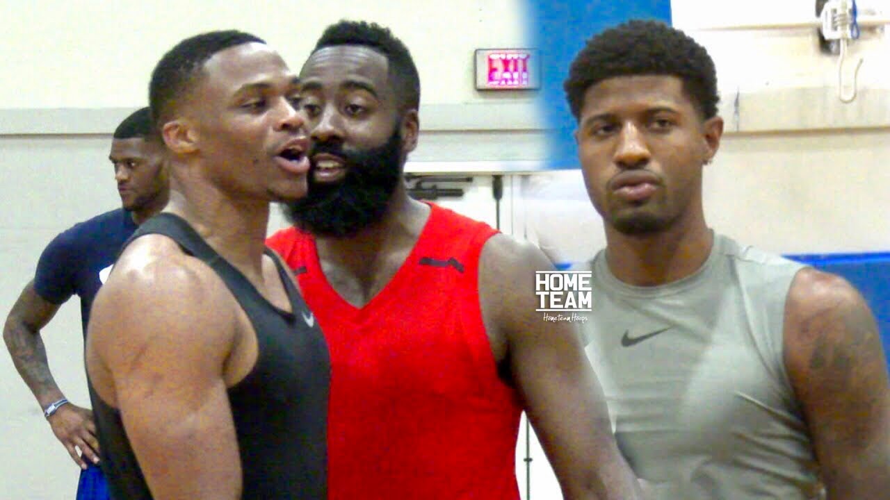 Video: Paul George Scrimmages With Russell Westbrook, Other Stars