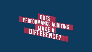 Does Performance Auditing Make a Difference?