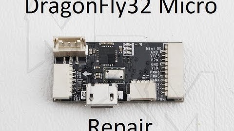DragonFly32 micro repair (pretty much same hardware as Naze32)