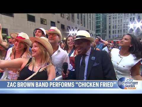 Zach Brown Band Performs Chicken Fried On The Today Show