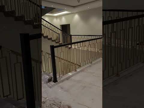 درابزين حديد لون ذهبي 