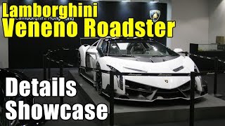Lamborghini White Veneno Roadster丨Showcase 丨Details丨Exclusive丨Hong Kong