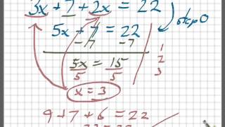 Pre-Algebra, Lesson 7-2: Solving Multi-Step Equations