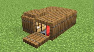 how to make the smallest house in minecraft
