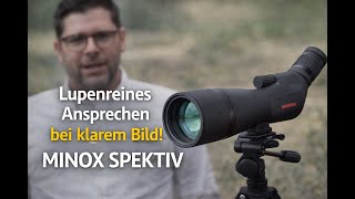 Lupenreines Ansprechen bei klarem Bild – MINOX Spektiv 20–60x80 ED