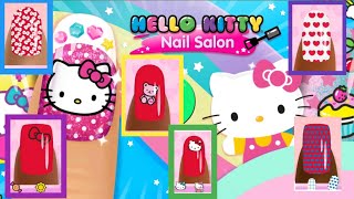 HELLO KITTY NAIL SALON / GIOCHI DI SFIDE PER UNGHIE! #sfidaunghie #budgestudios #designunghie #cr... screenshot 2