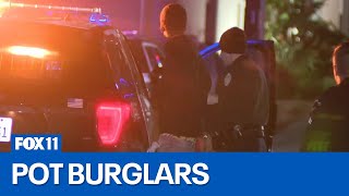 LAPD searching for pot dispensary burglary suspects