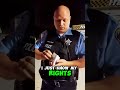 Cop Threatens Arrest For Recording – Then Goes Silent When The Man Cites The Firts Amendment!