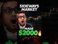 Forex Trading$2000 Profit made in Sideways Market