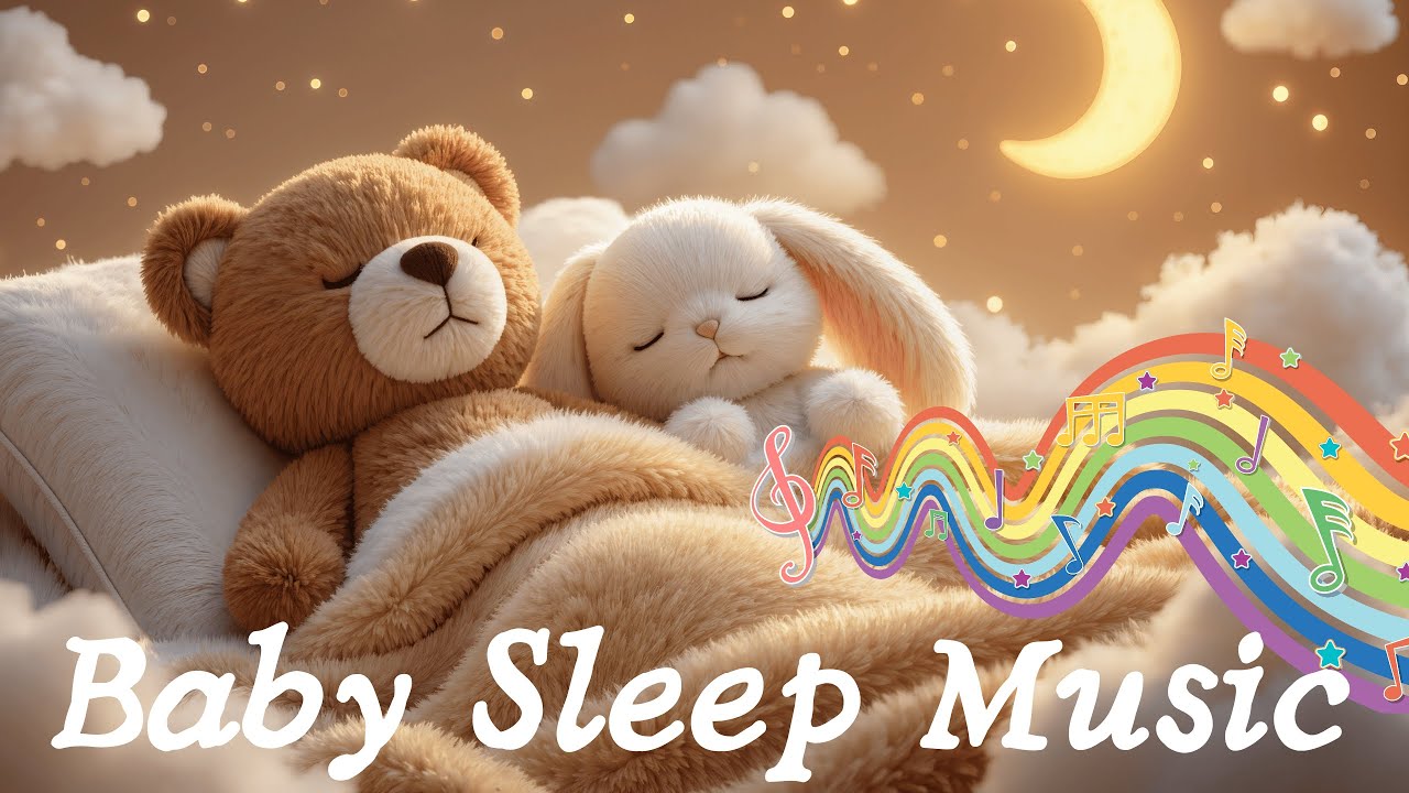 Soothing Baby Sleep Music 🎶 Mozart & Brahms Lullabies Fall Asleep in 3 Minutes, Peaceful Night