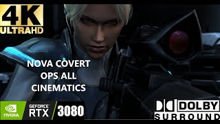 STARCRAFT 2 NOVA COVERT OPS - ALL CINEMATICS - 4K ULTRA DOLBY