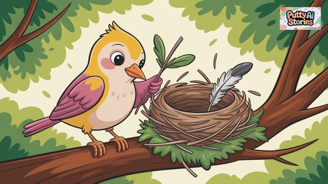 How a Tiny Bird Builds Its Nest | Animation Video - YouTube